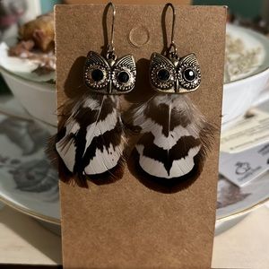 Feathered Owls 🦉 Earrings